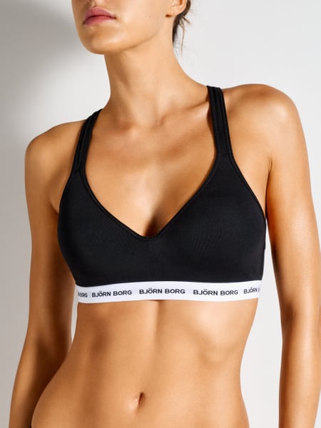 Björn Borg Logo Bralette Sort, L