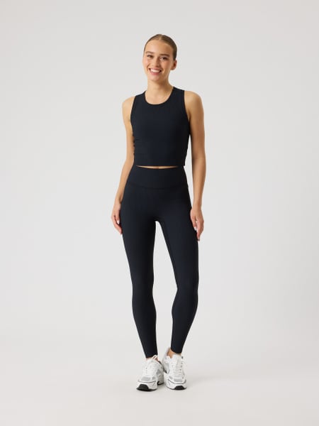 Björn Borg Studio Ribbed Tights Sort, L