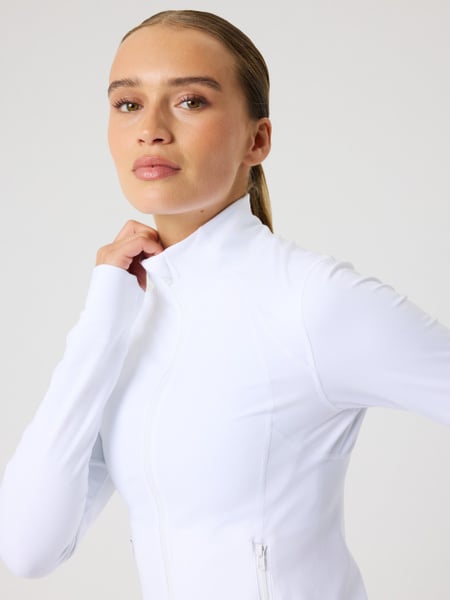 Björn Borg Borg Soft Zip Midlayer Hvid, XL