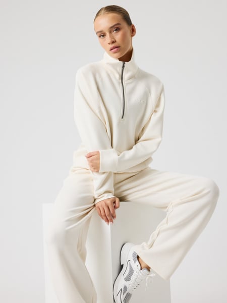 Björn Borg Studio Soft Halfzip Sweatshirt Hvid, L