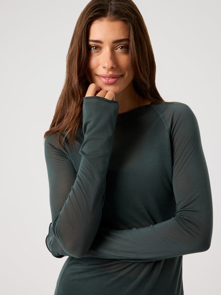 Björn Borg Studio Light Long Sleeve Top Grøn, XS