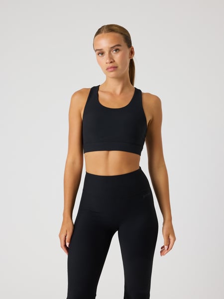 Björn Borg Studio Premium Rib Sports Bra Sort, XS