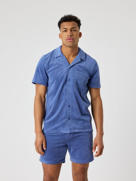 Björn Borg Borg Toweling Pool Shirt Blå, S