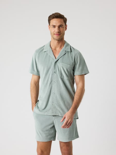 Björn Borg Borg Toweling Pool Shirt Grøn, L