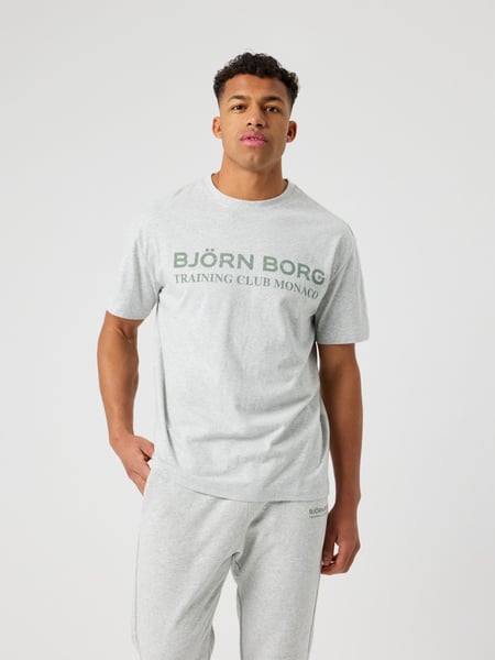 Björn Borg Borg Classic Print T-shirt Grå, S