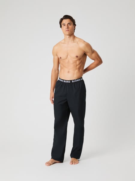 Björn Borg Core Woven Logo Pyjama Pants Sort, XXL
