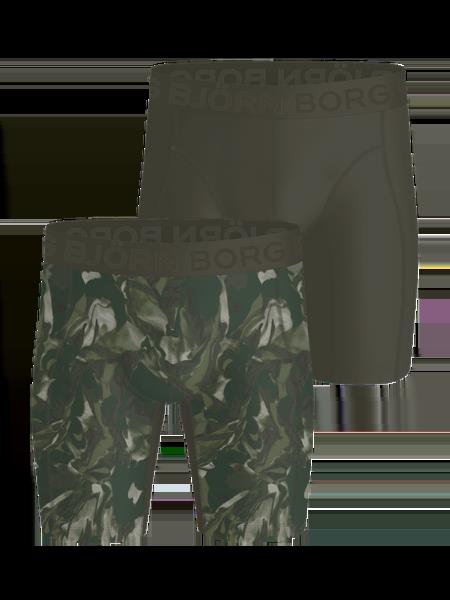 Björn Borg Sports Lightweight Long Leg Boxers 2-pack Grøn, M