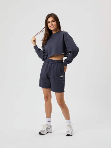 Björn Borg Studio Oversized Sweatshorts Grå, XXL