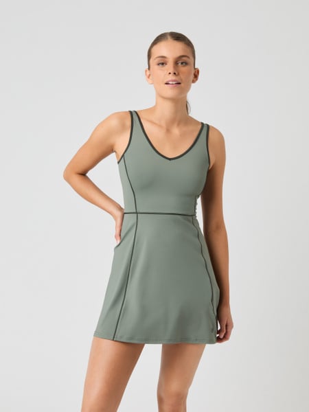 Björn Borg Ace V Dress Grøn, XS