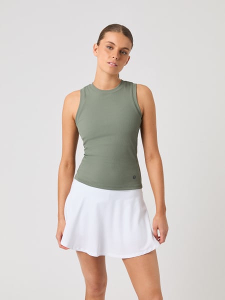 Björn Borg Ace Pocket Ribbed Tank Top Grøn, XS