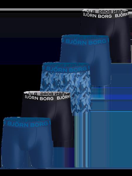 Björn Borg Sports Microfiber Boxers 5-pack Blå, S