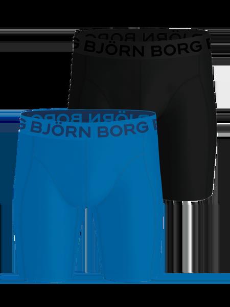 Björn Borg Sports Lightweight Long Leg Boxers 2-pack Sort, S