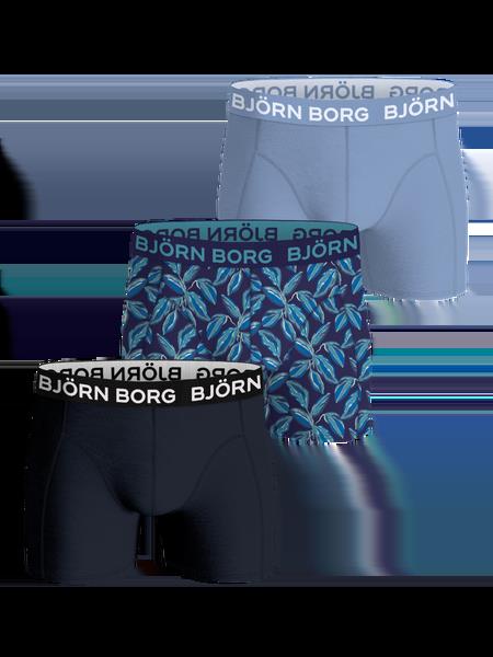 Björn Borg Bamboo Cotton Blend Boxers 3-pack Blå, S
