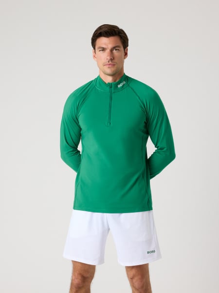Björn Borg Borg Golf Midlayer Half Zip Grøn, M