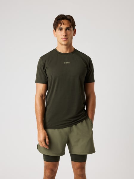 Björn Borg Borg Performance Perforated T-shirt Grøn, M