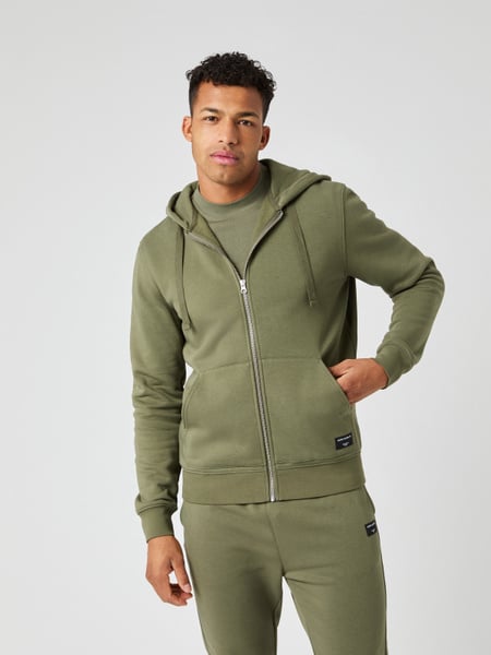 Björn Borg Centre Zip Hoodie Grøn, M