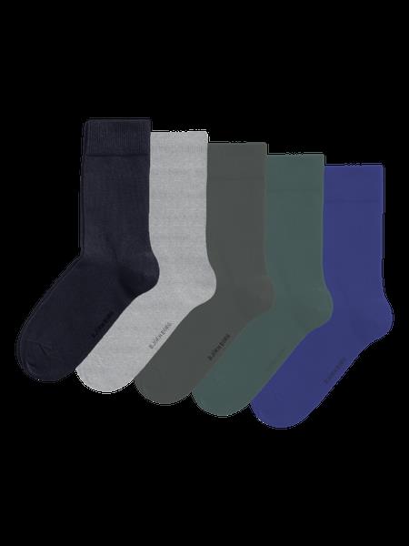 Björn Borg Essential Socks 5-pack Blå, 36-40