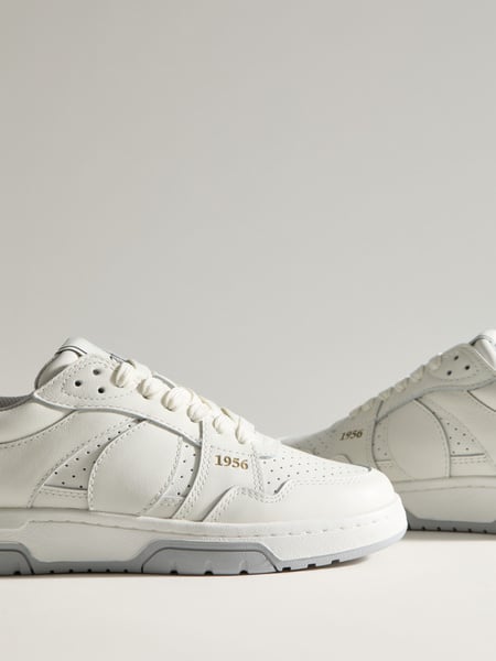 Björn Borg Men's Ollie Leather Sneakers Hvid, 42