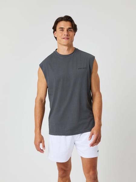 Björn Borg Borg Gym Sleeveless T-shirt Grå, XL