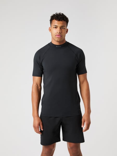 Björn Borg Borg Mock Neck T-shirt Sort, XL