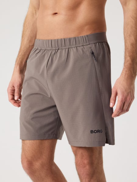 Björn Borg Borg Zip Shorts 7 Inch Brun, XL