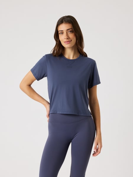 Björn Borg Borg Cropped T-shirt Marineblå, XXL