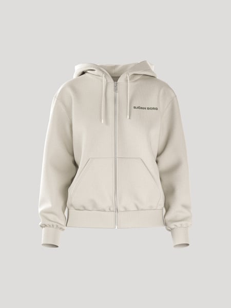 Björn Borg Borg Essential 4 Zip Hoodie Hvid, S