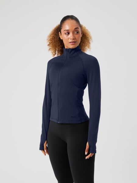 Björn Borg Borg Full Zip Midlayer Marineblå, XXL