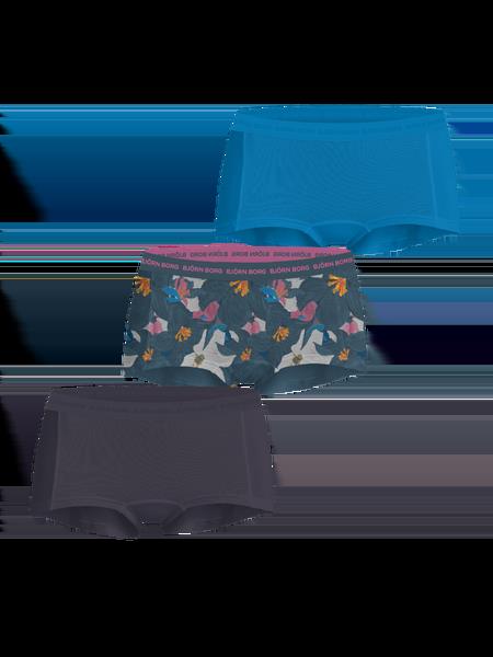 Björn Borg Everyday Cotton Boxer Shorts 3-pack Blå, XXL