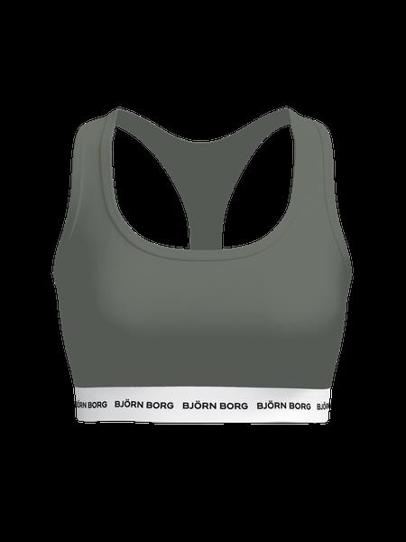 Björn Borg Logo Soft Top Grøn, S