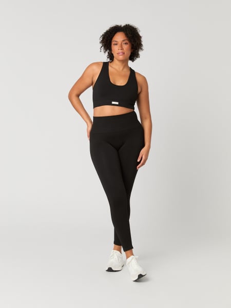 Björn Borg Studio Seamless Rib Tights Sort, M