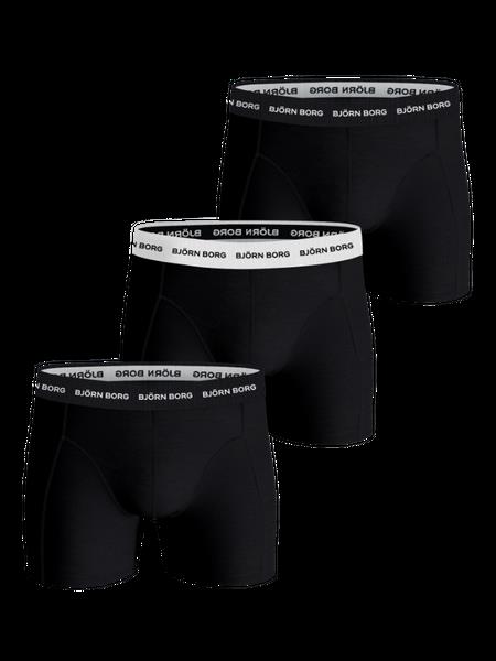 Björn Borg Cotton Stretch Boxer 3-pack Sort, L
