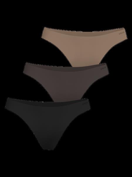 Björn Borg Invisible Thongs 3-pack Sort, XXL