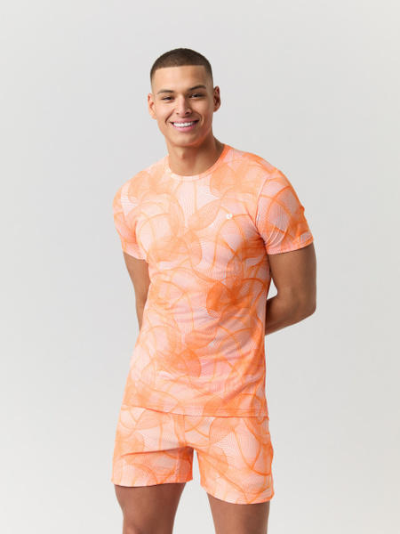Björn Borg Ace Printed T-shirt Orange, S