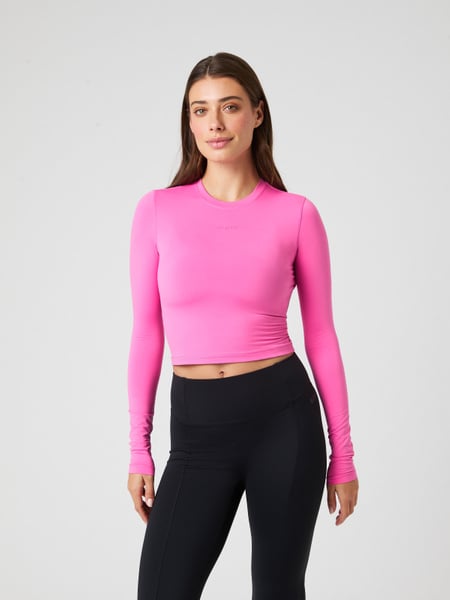 Björn Borg Studio Soft Cropped Longsleeve Pink, S