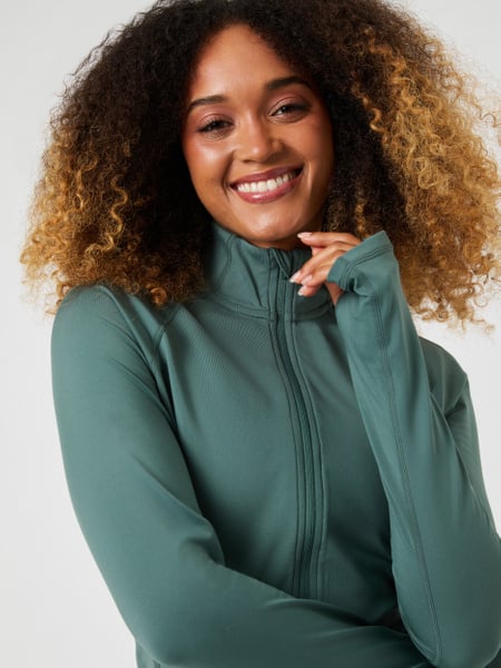 Björn Borg Borg Full Zip Midlayer Grøn, S