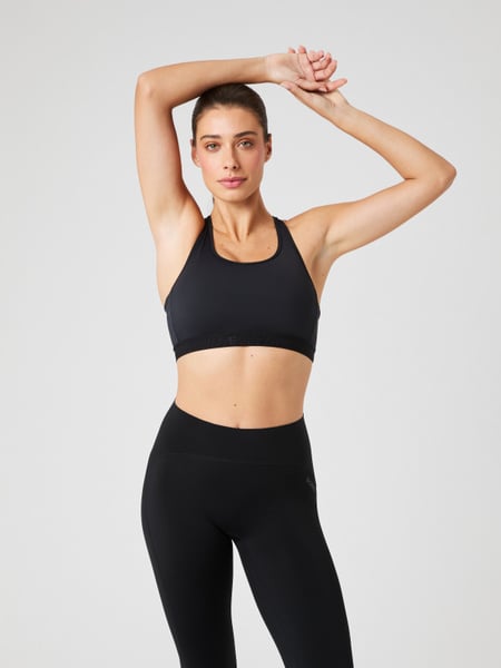 Björn Borg Borg Low Support Sports Bra Sort, XXL