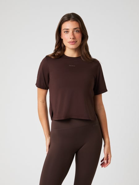 Björn Borg Borg Cropped T-shirt Brun, S