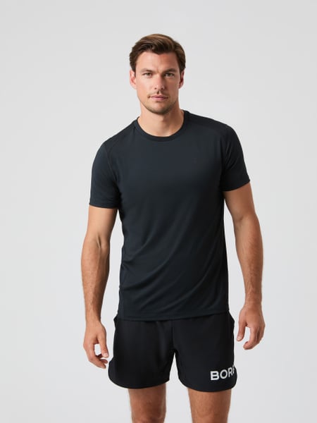 Björn Borg Borg Airy T-shirt Sort, L