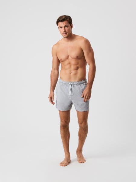 Björn Borg Borg Seersucker Swim Shorts Grå, S