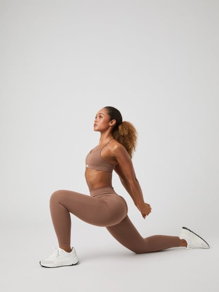 Björn Borg Studio Seamless Ribbed Tights Brun, M