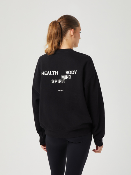 Björn Borg Studio Oversized Crew Sort, L