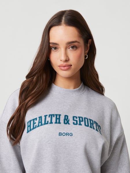 Björn Borg Studio Oversized Crew Grå, XS