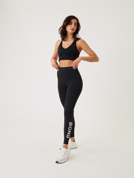Björn Borg Borg Logo Tights Sort, XS