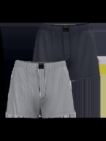Björn Borg Cotton Stretch Woven Boxers Shorts 2-pack Multi, L