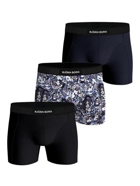 Björn Borg Organic Cotton Stretch Boxers 3-pack Sort, XL