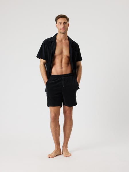 Björn Borg Borg Toweling Pool Shorts Sort, XL