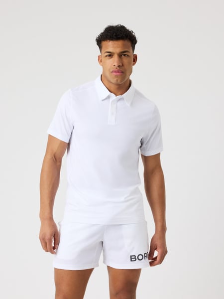 Björn Borg Borg Sports Polo Shirt Hvid, M
