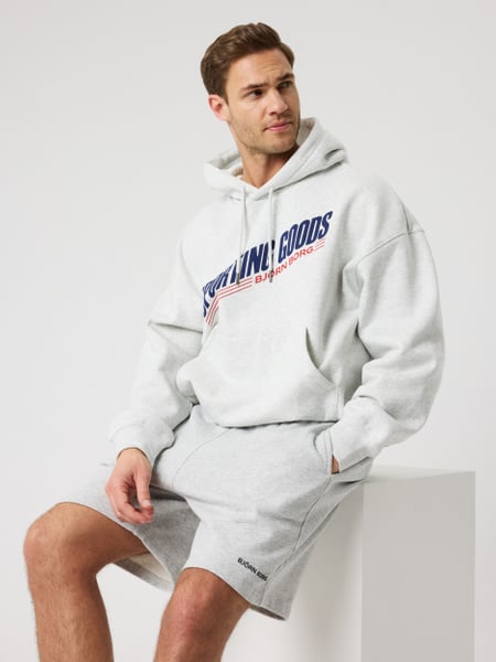Björn Borg Borg Oversized Hoodie Grå, S