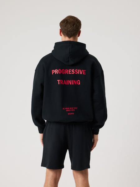 Björn Borg Borg Oversized Hoodie Sort, L